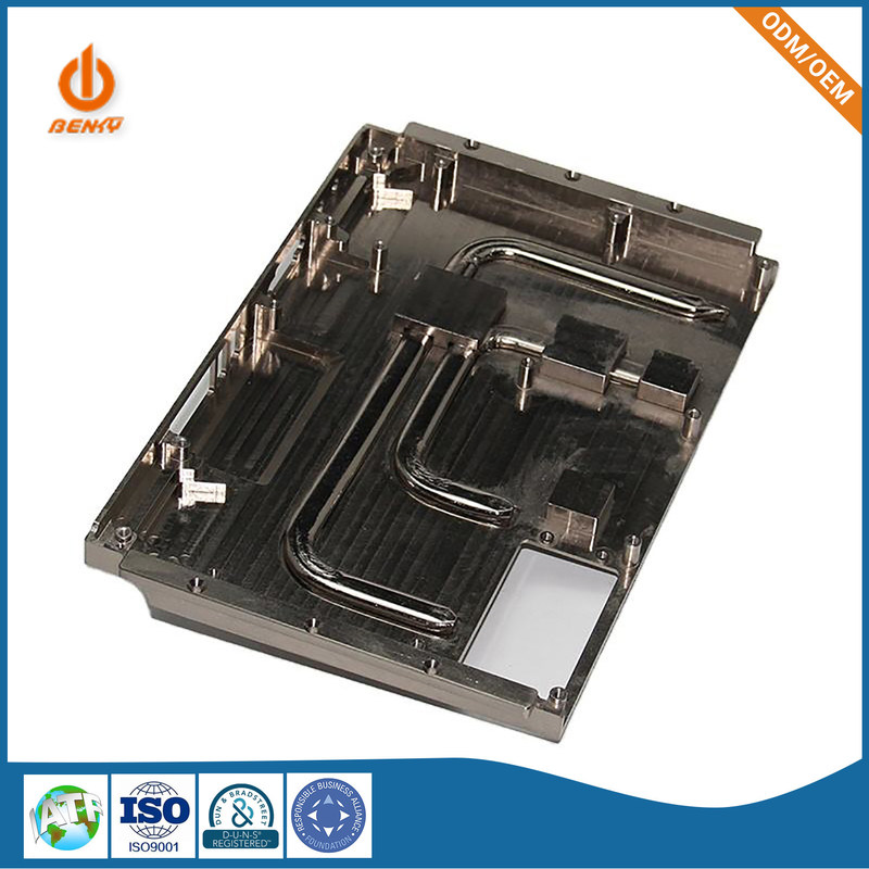 De aangepaste Matrijs Gegoten Precisie Cnc die van Aluminiumheatsink Investeringsdelen machinaal bewerken