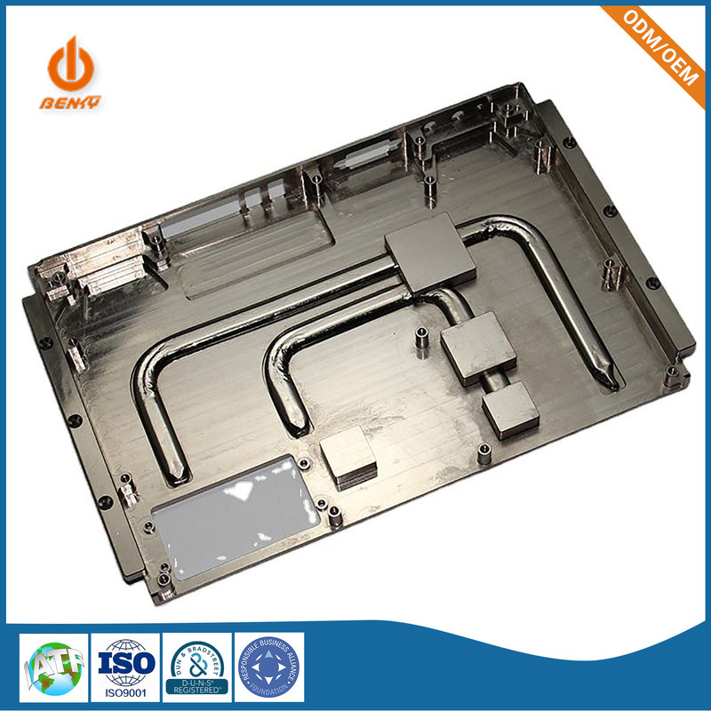 De aangepaste Matrijs Gegoten Precisie Cnc die van Aluminiumheatsink Investeringsdelen machinaal bewerken